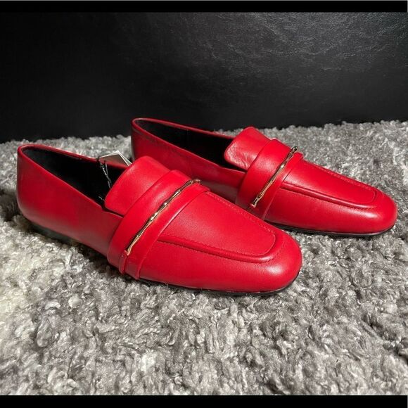 NWT Zara Leather Loafers  - Picture 5 of 11